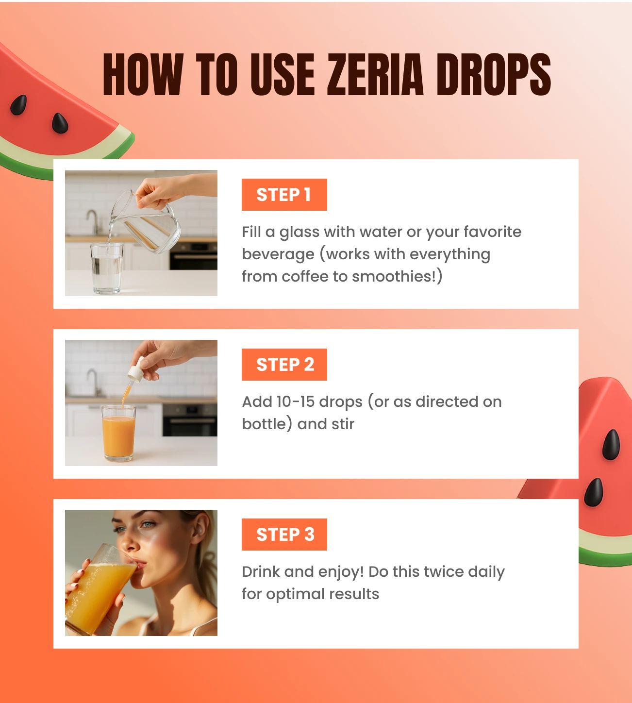 Zeria Drinkable Tanning Drops